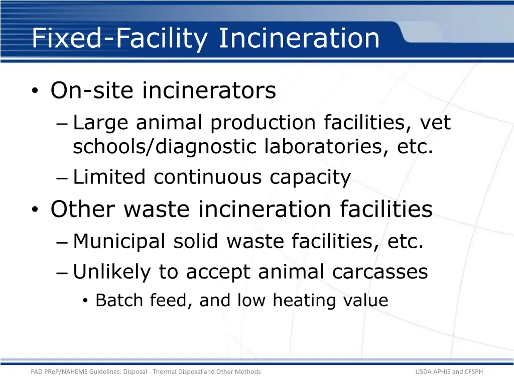 fixed facility incineration 1