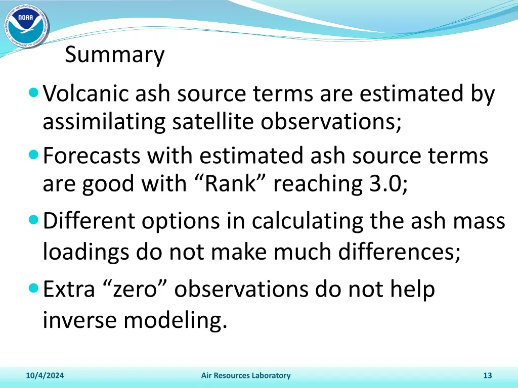 summary volcanic ash source terms are estimated