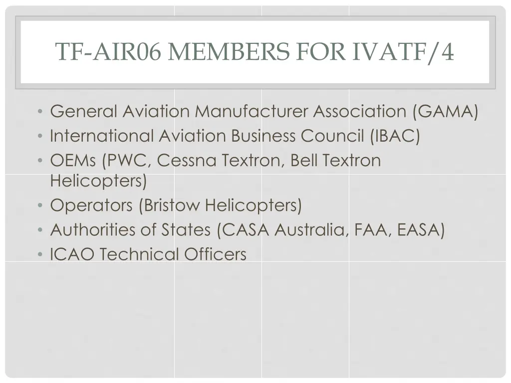 tf air06 members for ivatf 4