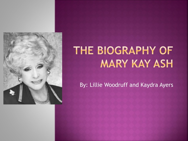 the biography of mary kay ash