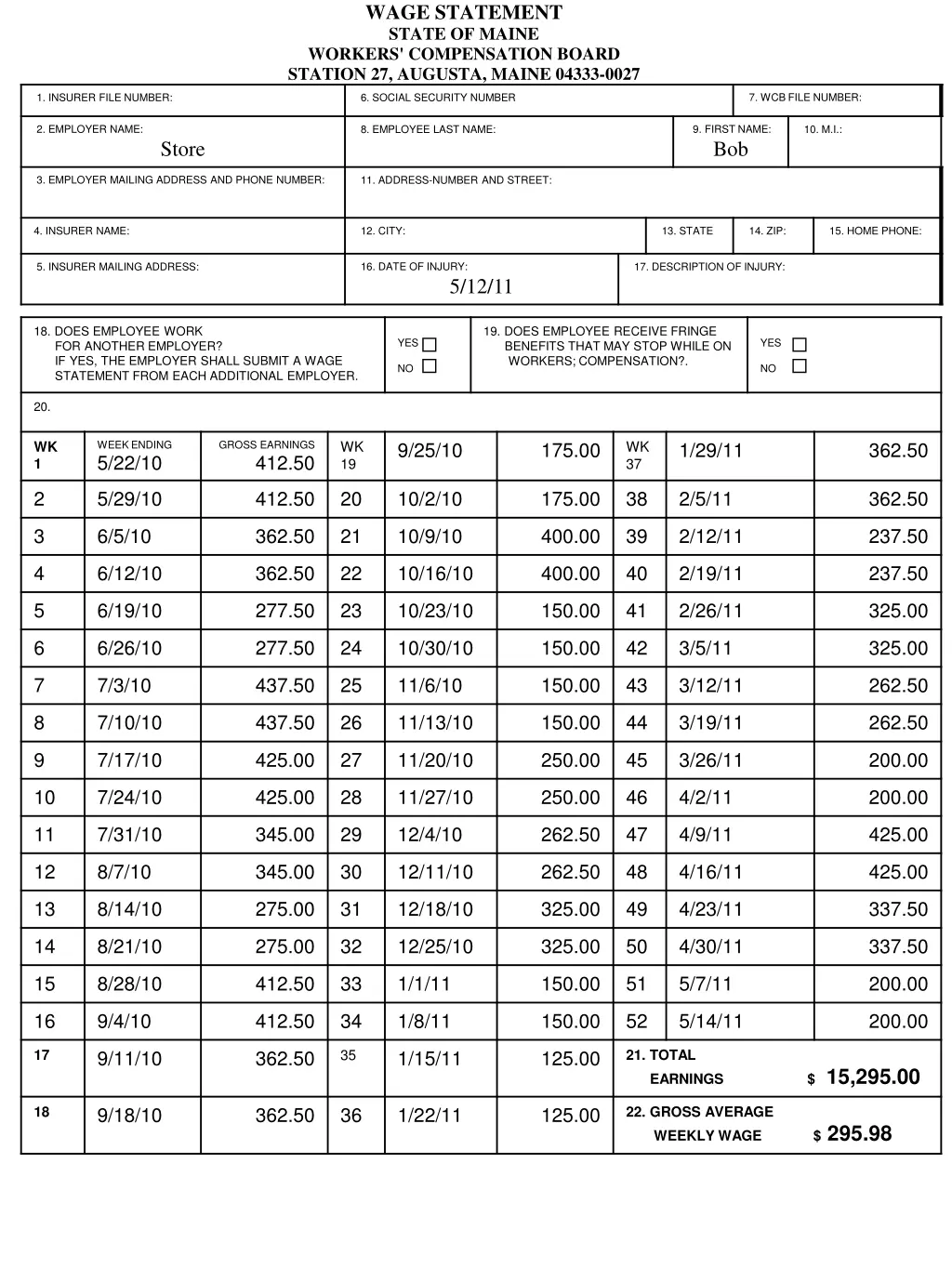 wage statement state of maine workers 2