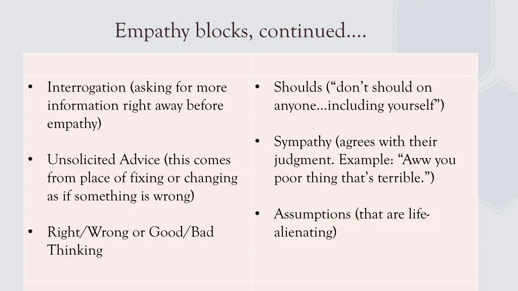 empathy blocks continued