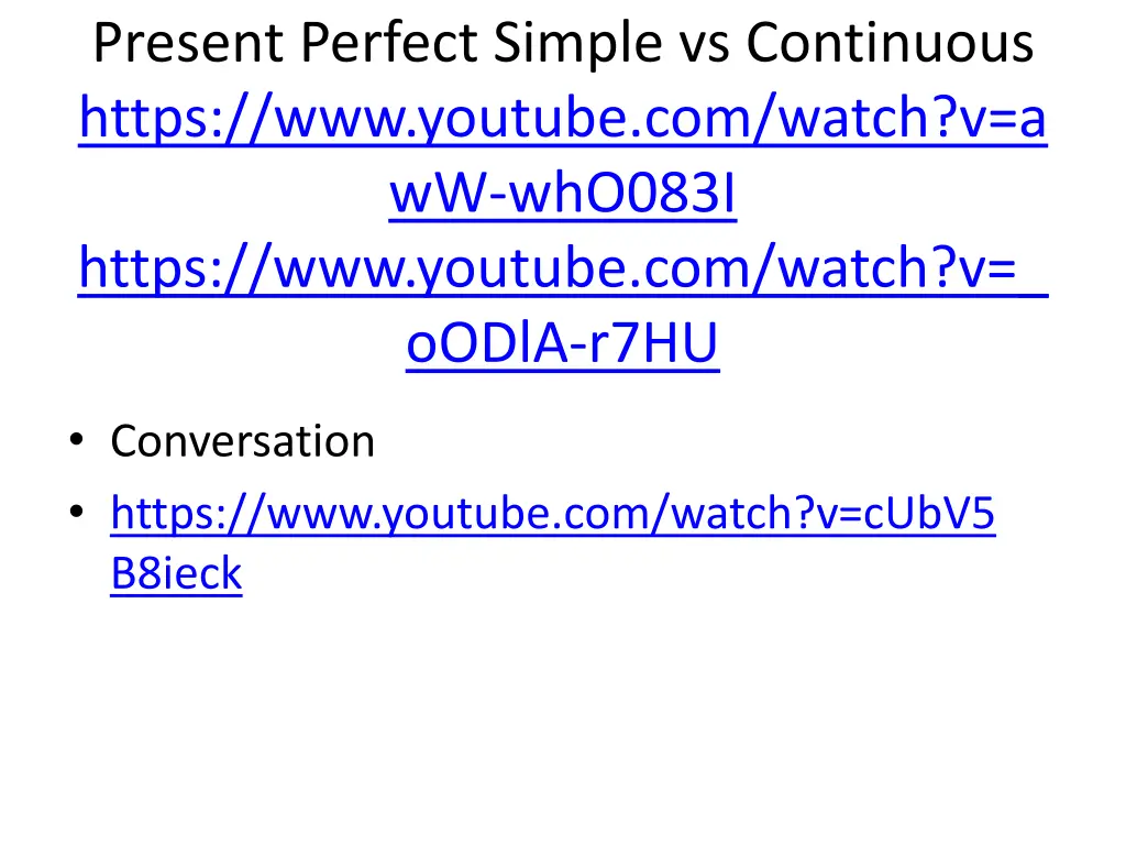 present perfect simple vs continuous https