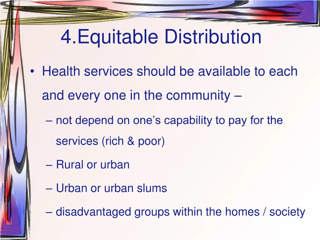 4 equitable distribution