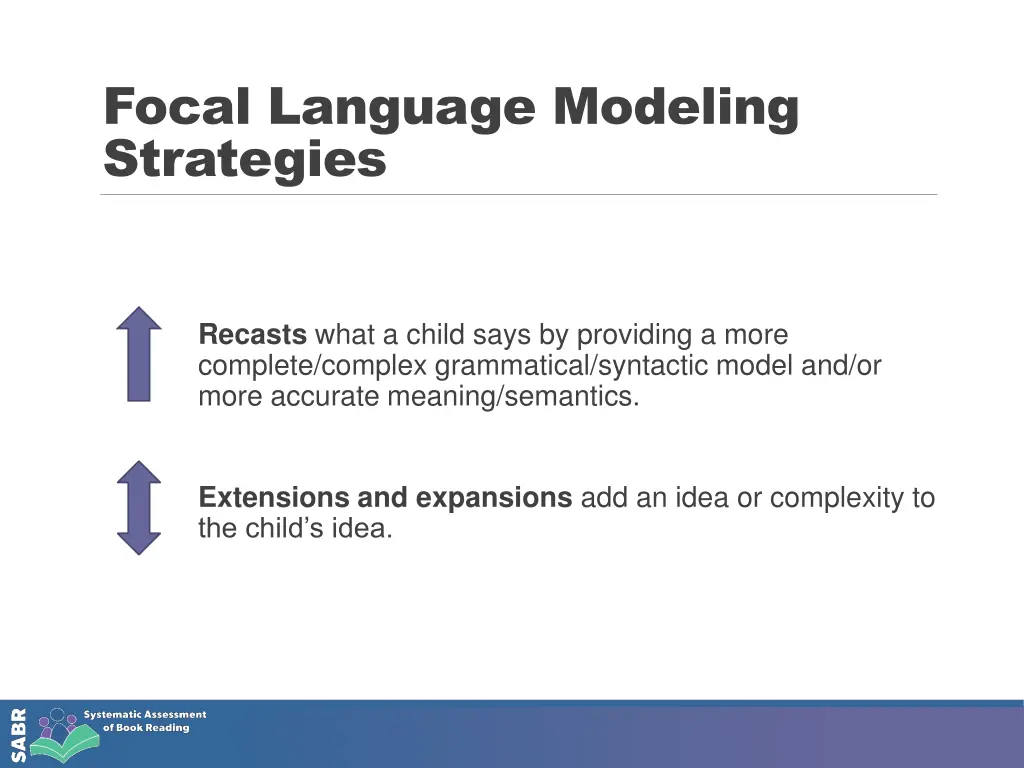 focal language modeling strategies