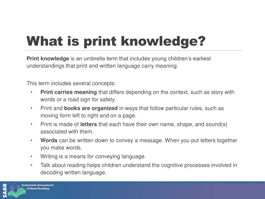 what is print knowledge