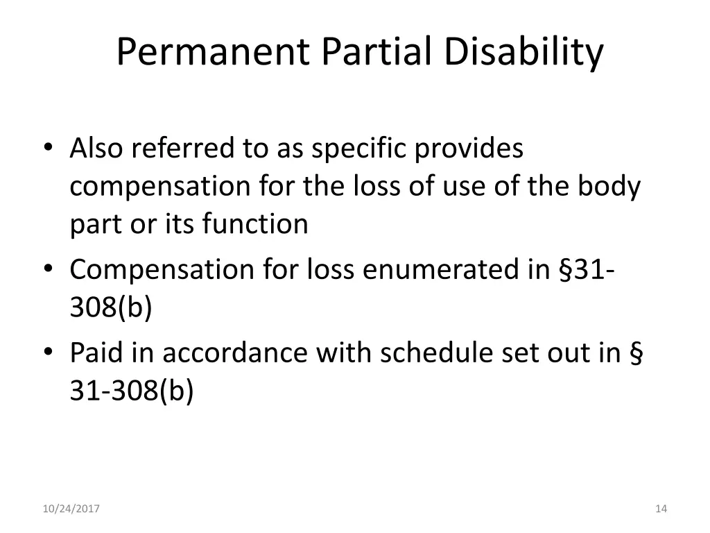 permanent partial disability