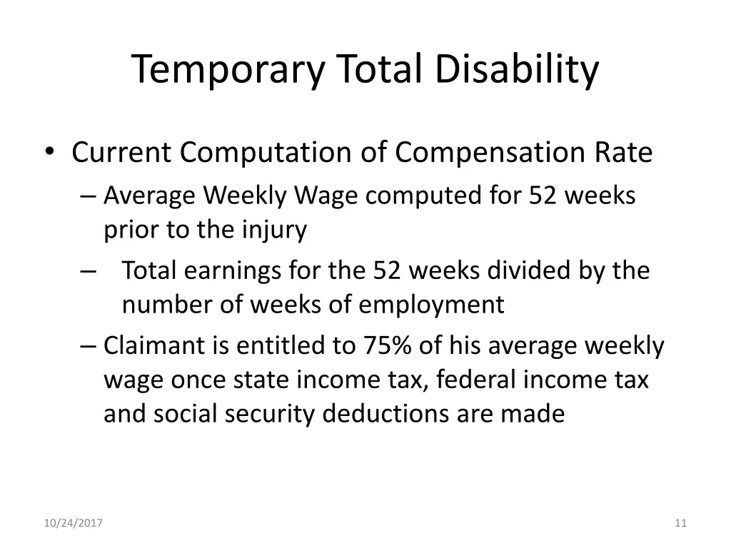 temporary total disability 1