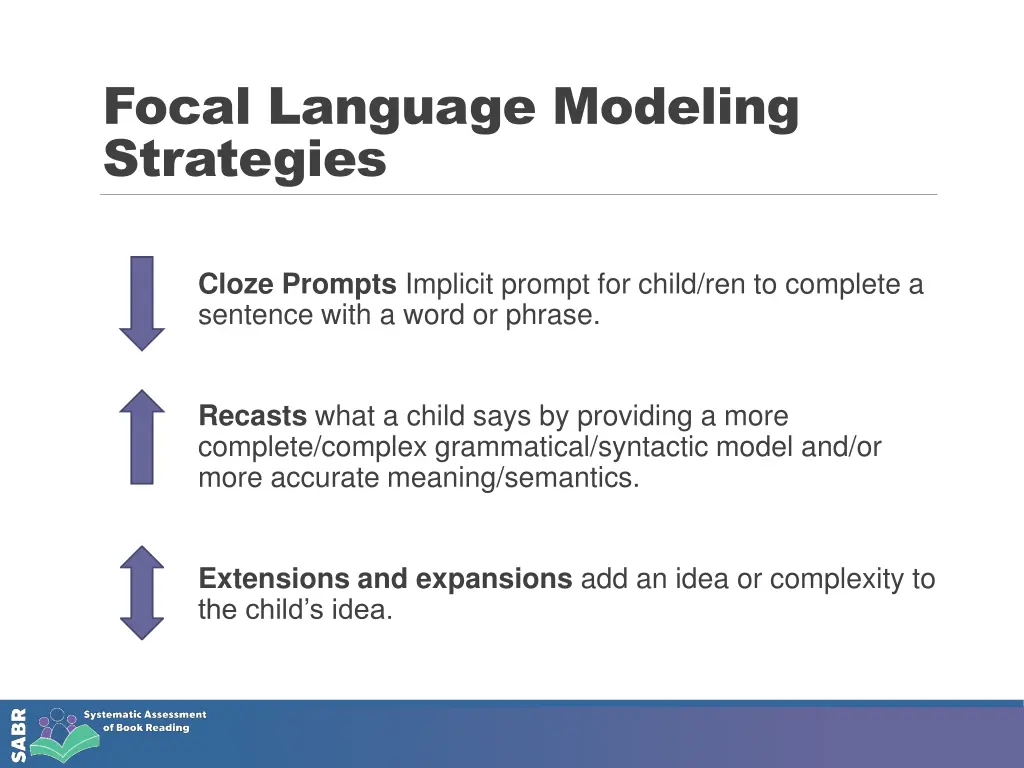 focal language modeling strategies