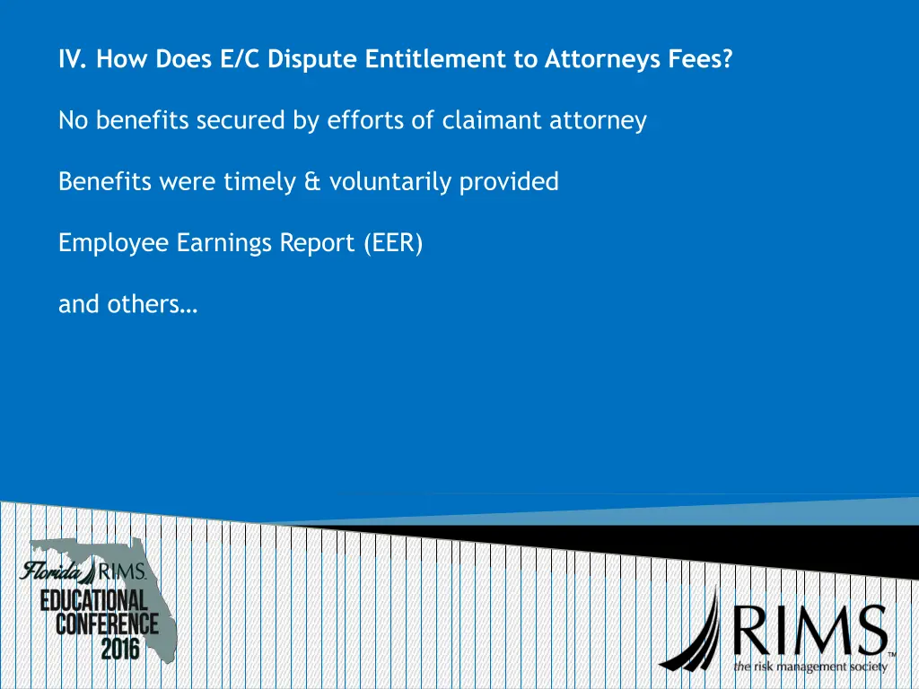 iv how does e c dispute entitlement to attorneys