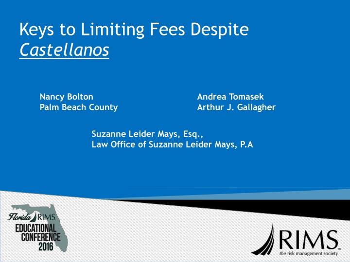 keys to limiting fees despite castellanos