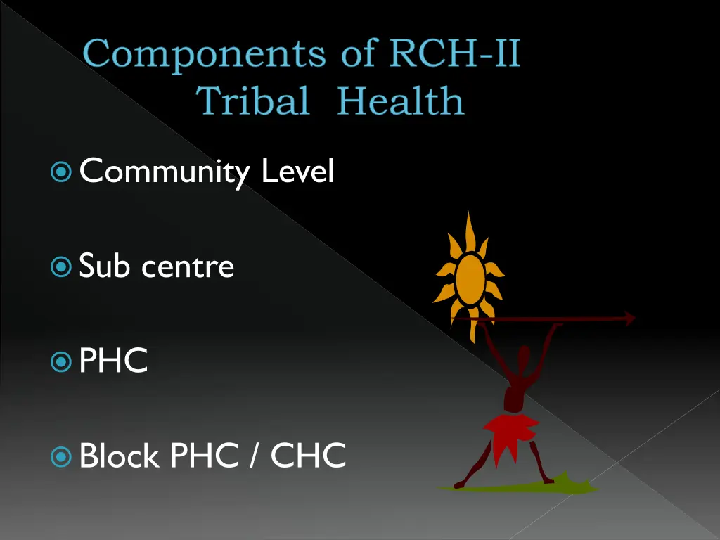 components of rch ii tribal health