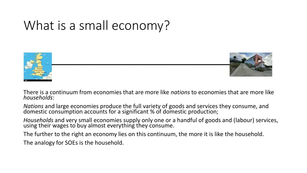 what is a small economy