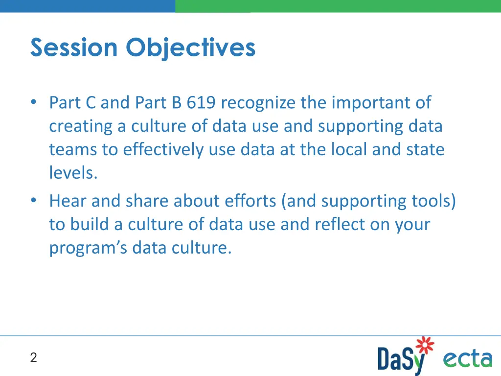 session objectives