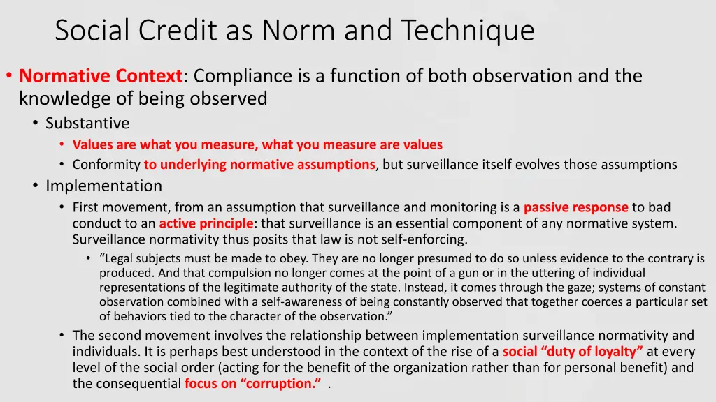 social credit as norm and technique