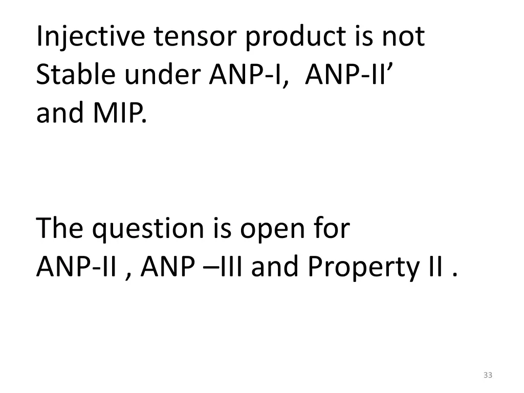 injective tensor product is not stable under