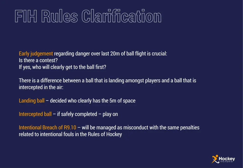 fih rules clarification 2