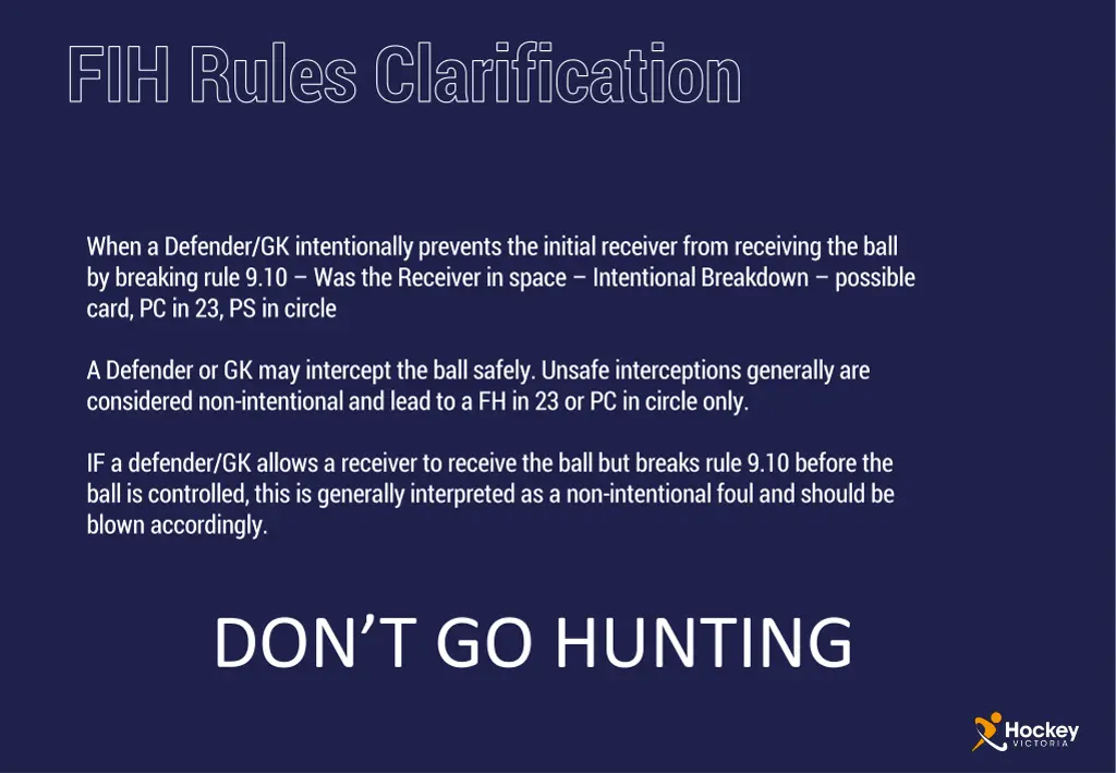 fih rules clarification 6