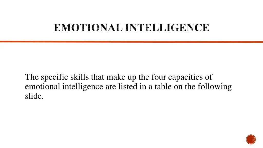 emotional intelligence