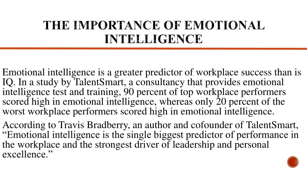 the importance of emotional intelligence