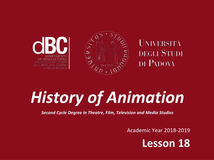 history of animation