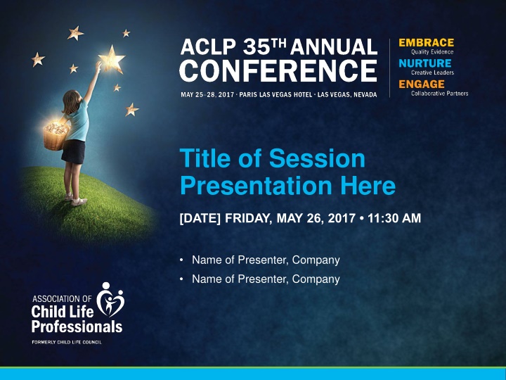 title of session presentation here