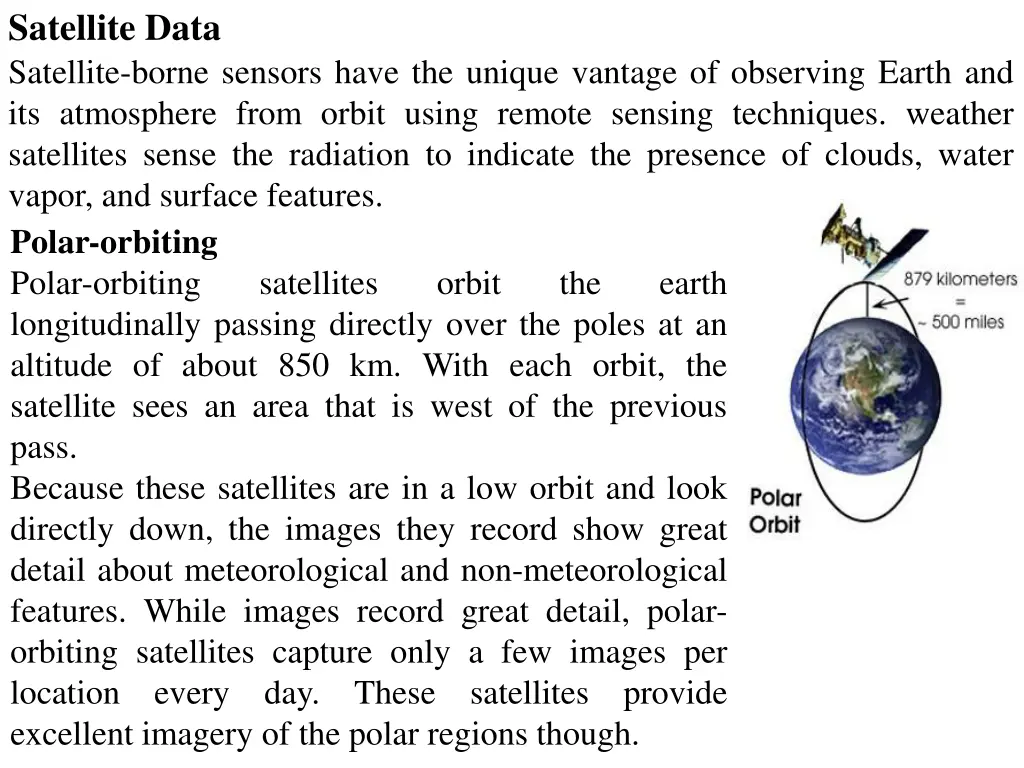 satellite data