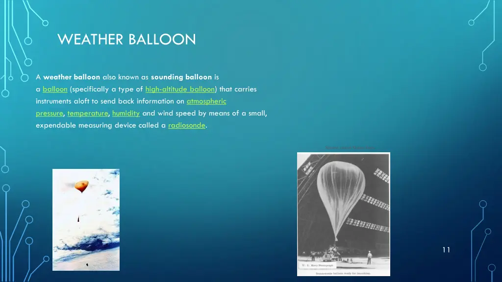 weather balloon