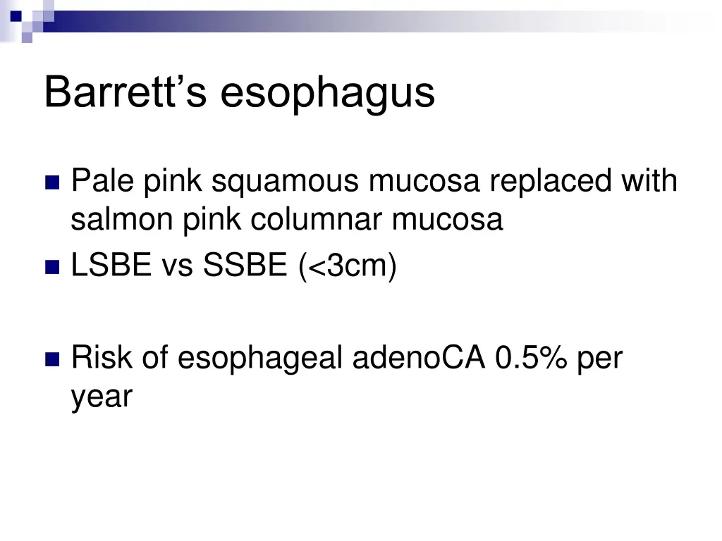 barrett s esophagus