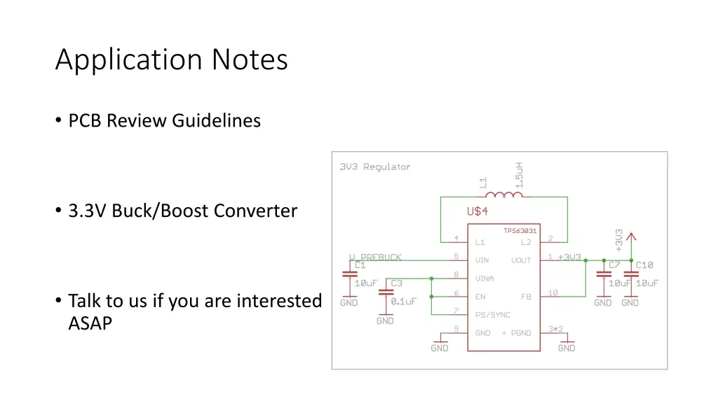 application notes