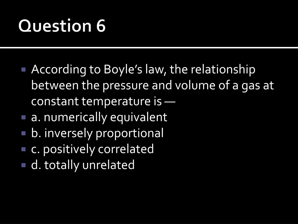 according to boyle s law the relationship between