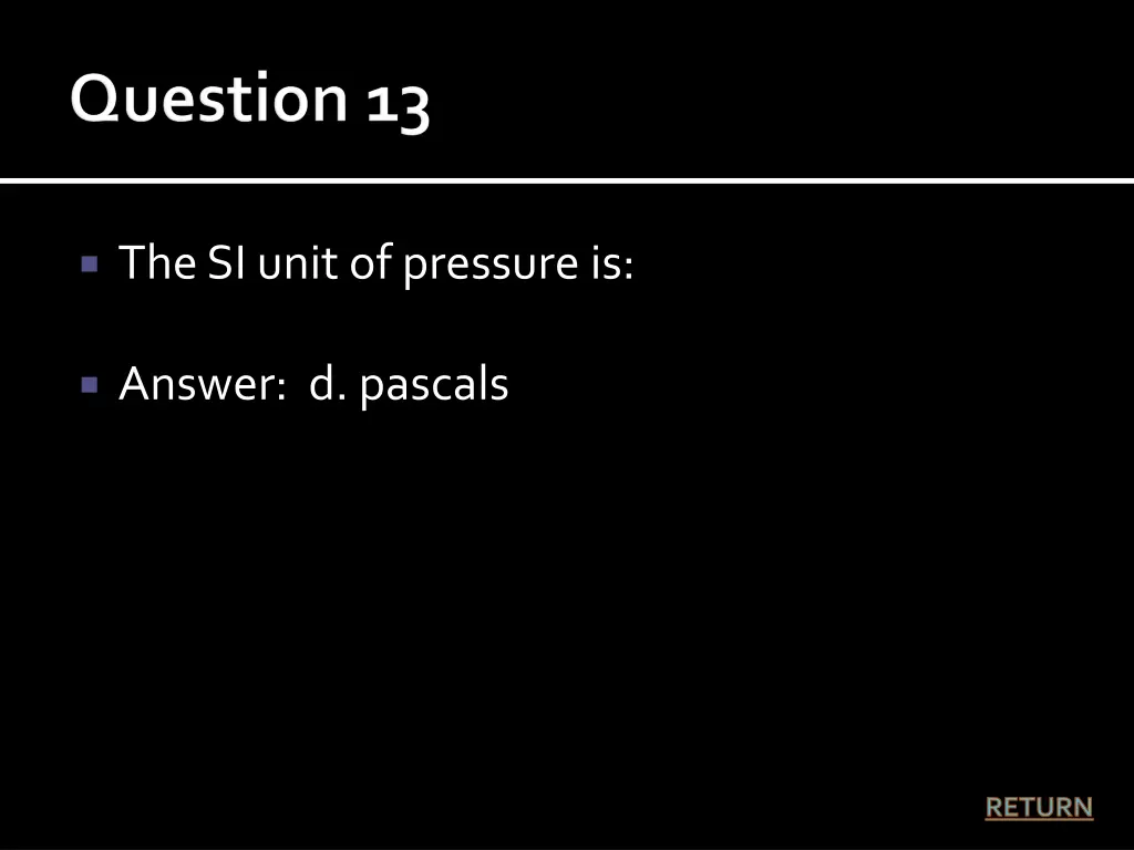 the si unit of pressure is 1