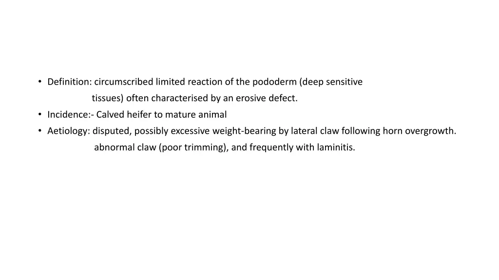 definition circumscribed limited reaction