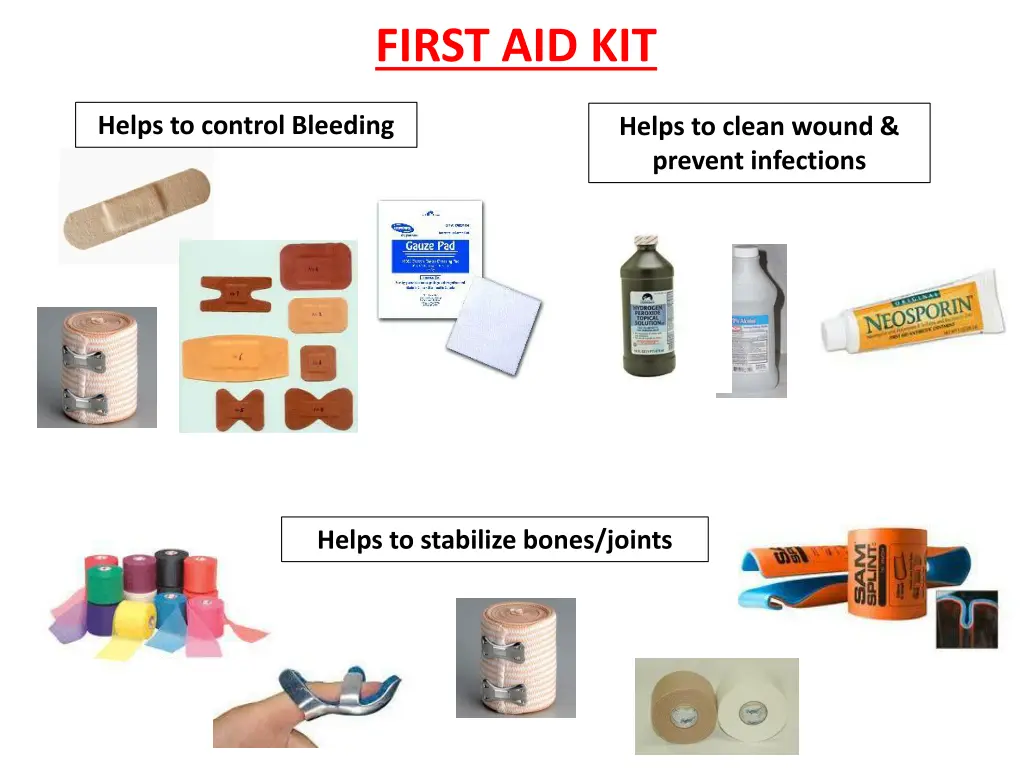 first aid kit