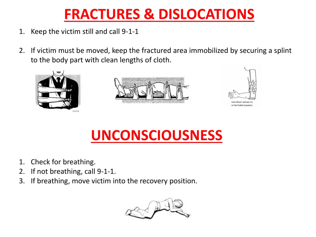 fractures dislocations