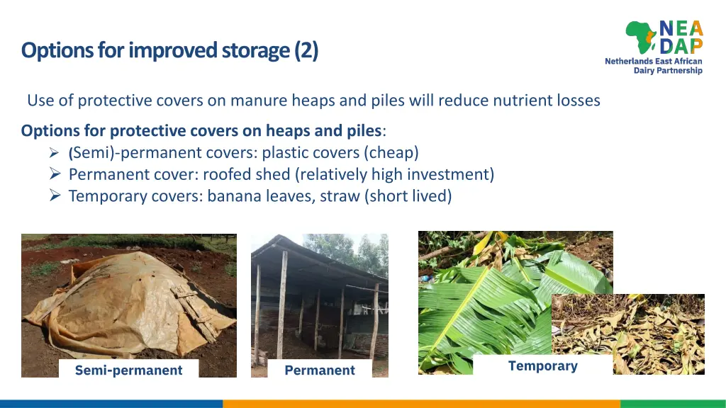 options for improved storage 2 storage