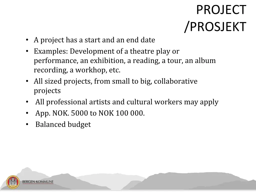 project prosjekt