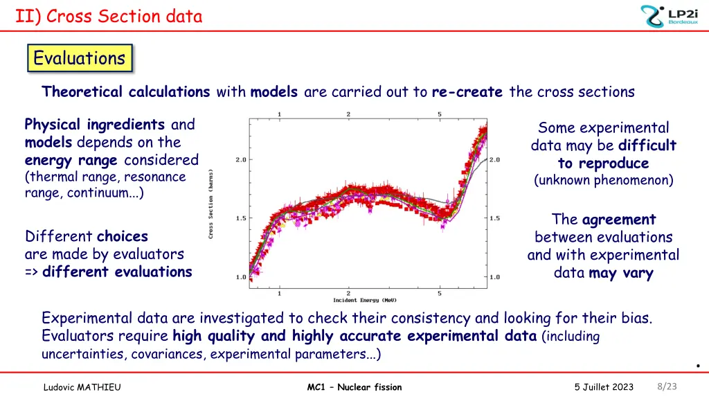 ii cross section data 2