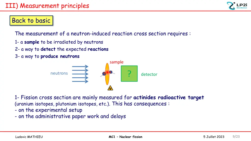 iii measurement principles