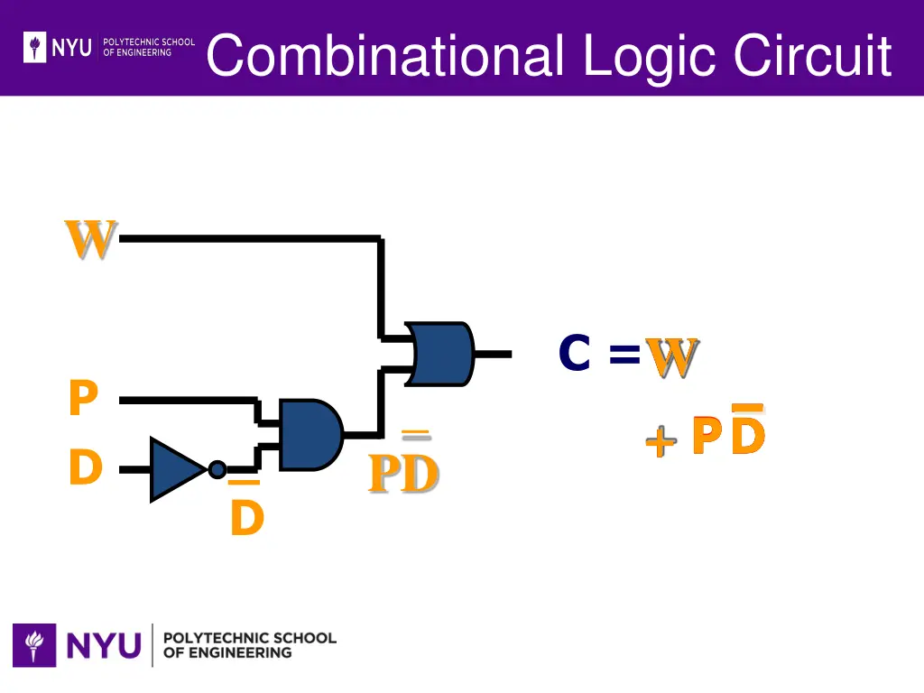 combinational logic circuit