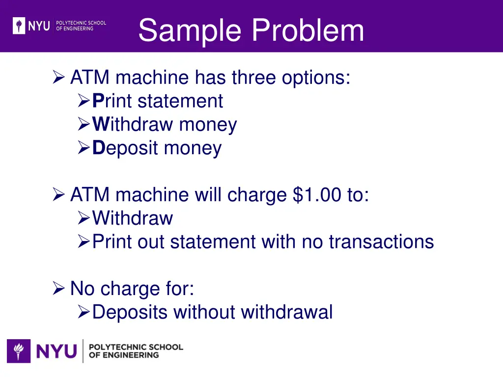 sample problem