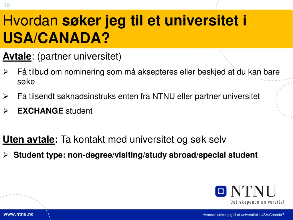 19 hvordan s ker jeg til et universitet