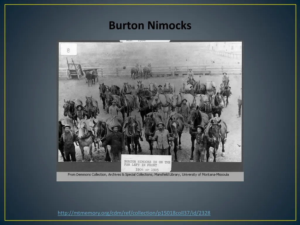 burton nimocks