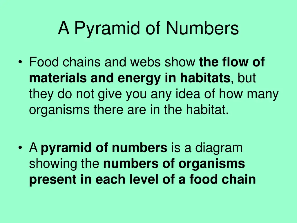 a pyramid of numbers