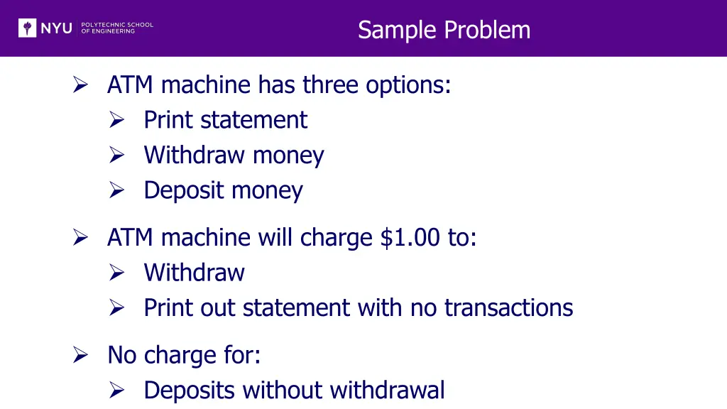 sample problem