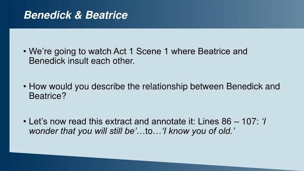 benedick beatrice