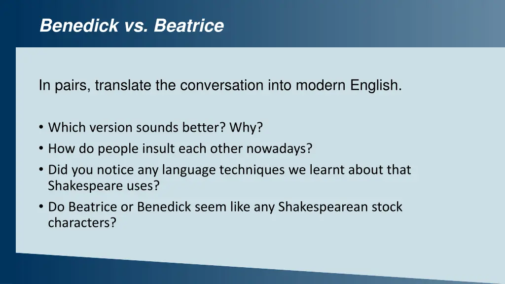 benedick vs beatrice