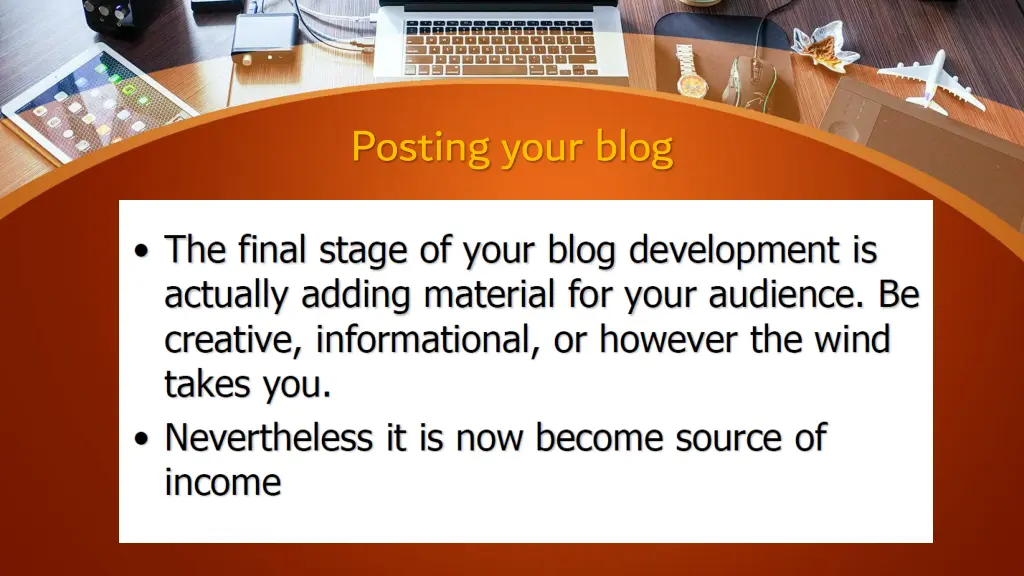 posting your blog