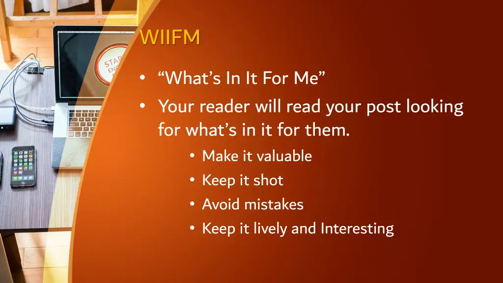 wiifm what s in it for me your reader will read