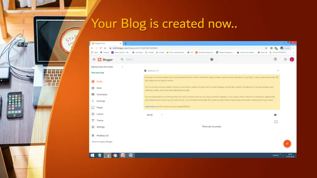 your blog is created now